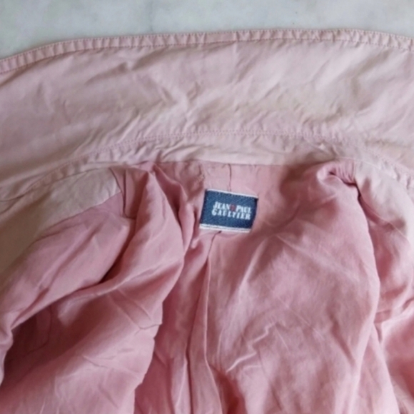 Vintage Jean Paul Gaultier pink trench coat size M  . - Picture 10 of 16